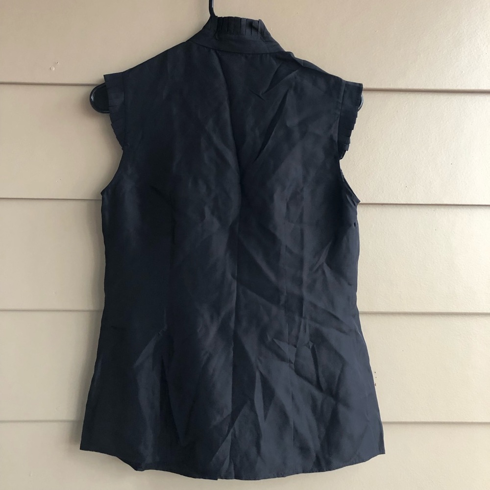 Silk Paul & Joe Tuxedo Button Down Sleeveless - image 3